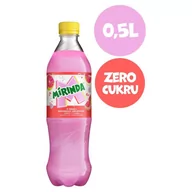 Soki i napoje niegazowane - Mirinda Zero cukru Napój gazowany o smaku różowego grejpfruta 0,5 l - miniaturka - grafika 1