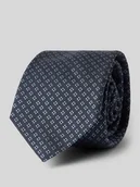 Krawaty i muchy męskie - Krawat z czystego jedwabiu z haftem na całej powierzchni (7,5 cm) - miniaturka - grafika 1