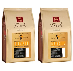 ZESTAW - Kawa ziarnista MK Cafe Fresh Brazil Cemorrado Honey 2x1kg - Kawa - miniaturka - grafika 1