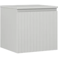 Szafki łazienkowe - Mexen Rivel szafka łazienkowa podumywalkowa 50 cm z blatem, 1 szuflada, ryflowana , szara mat - 91A20-05047-1-BFC62 - miniaturka - grafika 1