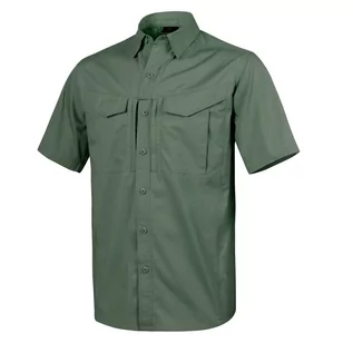 Koszule męskie - Helikon - Koszula Defender Mk2 - Krótki rękaw - Olive Green - KO-DS2-PR-02 - grafika 1