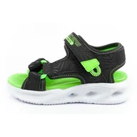 Sandały damskie - Buty do chodzenia dla dzieci Skechers 401673LBKLM - miniaturka - grafika 1
