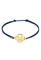 Bransoletki - Elli Damska koniczynka lucky charm w srebrze próby 925 Sterling Silver pozłacana różowym złotem Bransoletki 1 ct Damski - miniaturka - grafika 1