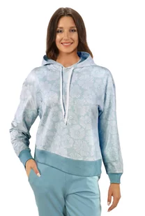 Bluza sportowa z kapturem kangurka mono sesto senso-s - Bluzy damskie - miniaturka - grafika 1