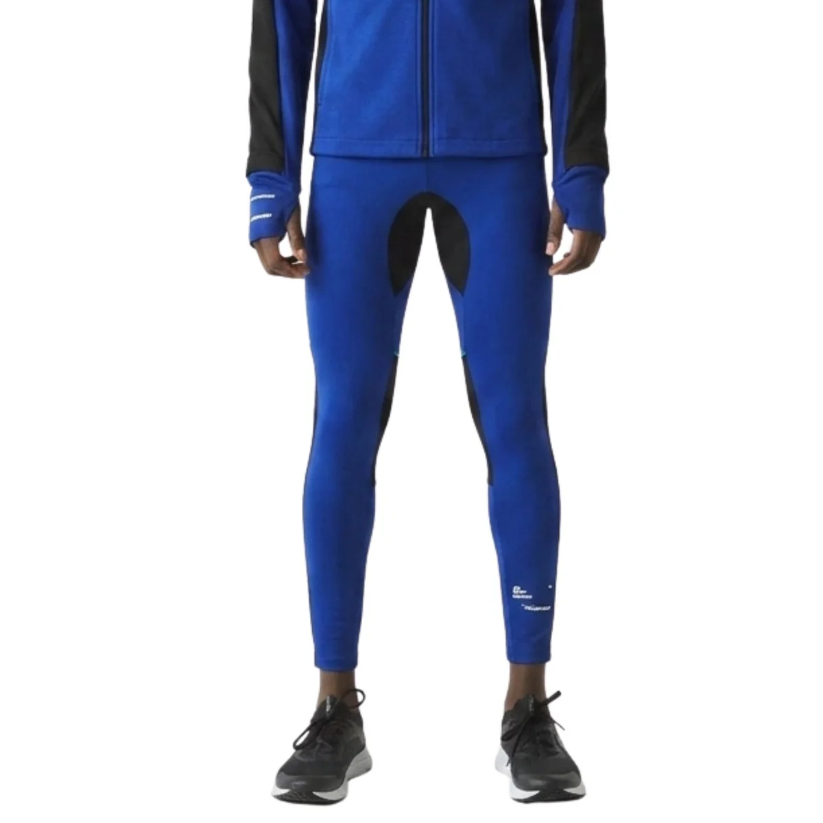 Legginsy męskie Lacoste sportowe treningowe niebieskie r. XL