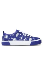 Buty dla dziewczynek - Nelli Blu Tenisówki CSS20408-03 Granatowy - miniaturka - grafika 1