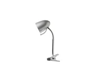Lampy stojące - Aigostar - Lampa stołowa z klipsem 1xE27/36W/230V srebrny/chrom - miniaturka - grafika 1
