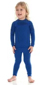 Bluzy narciarskie - Brubeck Bluza thermo jr ls13660 niebieski BLUZA KIDS BOY 92/98 BLUE - miniaturka - grafika 1