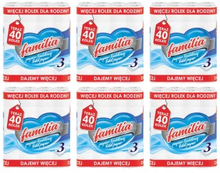 Papier toaletowy 40R FAMILIA 3W - 240 Rolek - Papier toaletowy - miniaturka - grafika 1