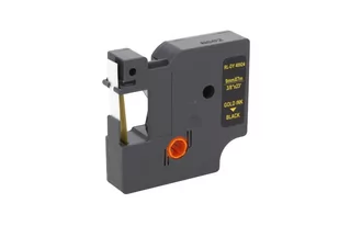 Zamiennik taśmy DYMO D1 40924 9mm czarna/złoty - Etykiety do drukarek - miniaturka - grafika 1