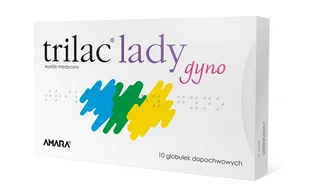Trilac Lady Gyno, 10 globulek dopochwowych - >>>  <<< - Układ moczowy i płciowy - miniaturka - grafika 1