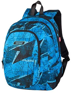 Plecak 3 ZIP DUEL PARQUET 26704, niebieski, 24 L, 3 ZIP Dwukrotnie - Plecaki - miniaturka - grafika 1