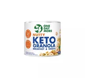 Płatki śniadaniowe i musli - OneDayMore Granola KETO orzechowa 200 g - miniaturka - grafika 1