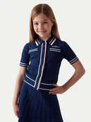 Swetry damskie - Guess Kardigan J6RR16 Z4652 Granatowy Regular Fit - miniaturka - grafika 1