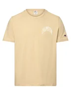Koszulki męskie - Champion - T-shirt męski, beżowy - miniaturka - grafika 1