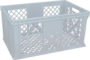Artech Pojemnik transportowy EURO 300, dno i ścianki ażurowe, wym. 600 x 400 x 300 mm biały - Pojemniki przemysłowe - miniaturka - grafika 1