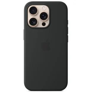 Silikonowe etui z MagSafe APPLE do iPhone 16 Pro Czarny MYYJ3ZM/A - Etui i futerały do telefonów - miniaturka - grafika 1