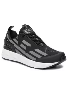 Emporio Armani EA7 Sneakersy X8X033 XCC52 N629 Czarny - Sneakersy męskie - miniaturka - grafika 1