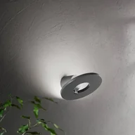 Lampy ogrodowe - Fabas Luce Kinkiet zewnętrzny LED Elite, czarny - miniaturka - grafika 1