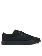 Trampki męskie - Tommy Hilfiger Tenisówki Hi Vulc Low Core Canvas FM0FM05396 Czarny - miniaturka - grafika 1