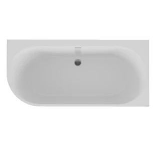 Polimat Sola Wanna narożna 160x75 cm prawa biała 00070 - odbiór osobisty: Kraków, Warszawa - Wanny - miniaturka - grafika 1