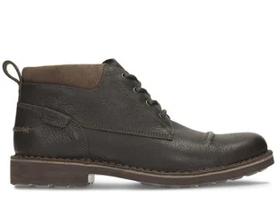 Clarks, Trzewiki męskie, Lawes Top, brązowy, rozmiar 41 1/2 - Botki męskie - miniaturka - grafika 1