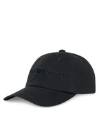 Czapki i chusty sportowe męskie - Emporio Armani Czapka z daszkiem EM001319 AF14032 UB118 Granatowy - miniaturka - grafika 1