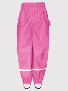 Spodnie i spodenki dla chłopców - Playshoes Spodnie materiałowe 405421 M Różowy Regular Fit - grafika 1