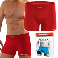 Majtki męskie - Bokserki Męskie Sportowe Oddychające SESTO SENSO BM07 Czerwone - L/XL - miniaturka - grafika 1