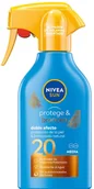 Balsamy i kremy do opalania - Spray aktywujący opalanie Nivea Protect &amp; Bronze Sun Spray SPF20 270 ml (4005900908780) - miniaturka - grafika 1