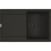 Zlewozmywaki - Zlewozmywak fragranitowy FRANKE Maris MRG 611-78 Czarny mat 114.0693.533 - miniaturka - grafika 1