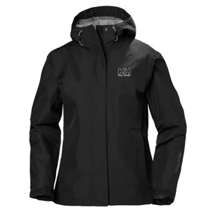 Helly Hansen Seven J, kurtka przeciwdeszczowa, damska, czarna - Kurtki i kamizelki sportowe damskie - miniaturka - grafika 1
