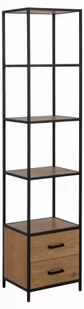 Actona Regał Seaford z szufladą 42-35-185cm 0000089647 - Regały - miniaturka - grafika 1
