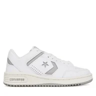 Sneakersy damskie - Sneakersy Converse Weapon Leather A11461C Biały - miniaturka - grafika 1