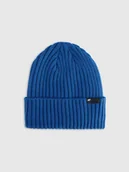 Czapki męskie - 4F Czapka zimowa Thinsulate męska - niebieska M - miniaturka - grafika 1