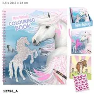 Kolorowanki, wyklejanki - Kolorowanka z cekinowym koniem Miss Melody - miniaturka - grafika 1