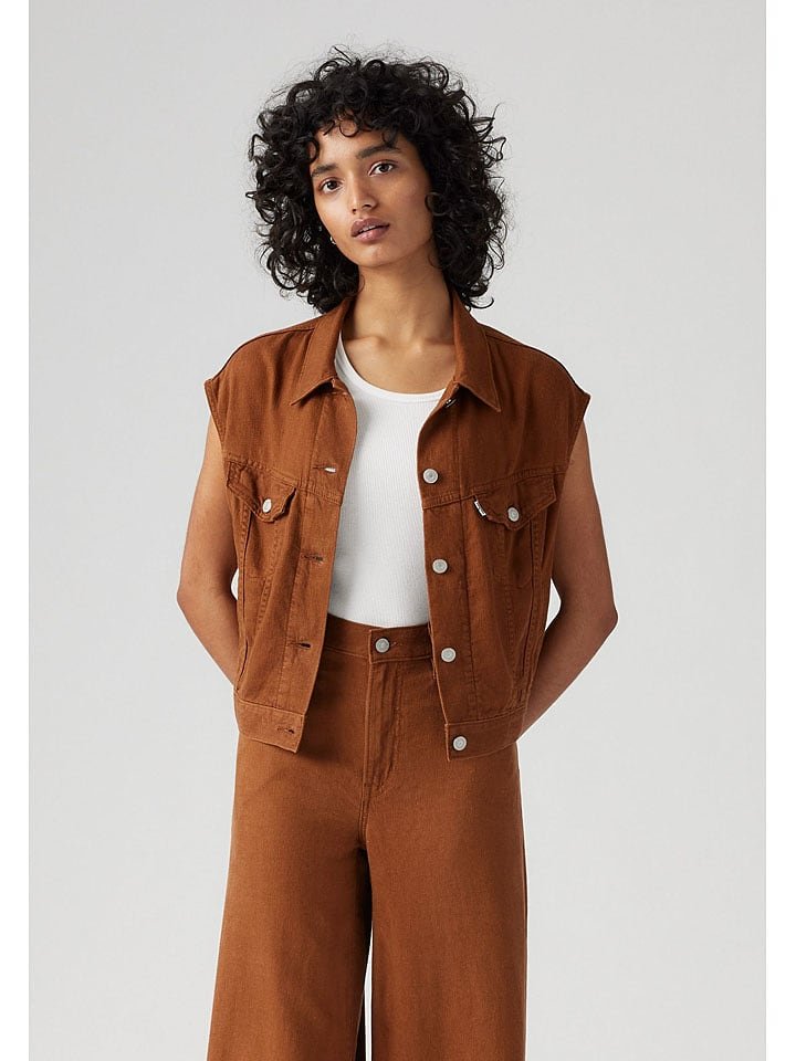 Levi's Kamizelka w kolorze jasnobrązowym