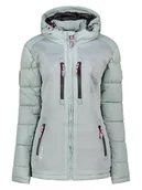 Kurtki damskie - Geographical Norway Kurtka zimowa "Beachwood" w kolorze szarym - miniaturka - grafika 1