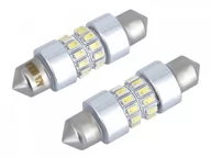 Żarówki samochodowe - Żarówka samochodowa LED C5W C10W 39mm 12V 24xSMD Canbus biała Y4-4293 - miniaturka - grafika 1