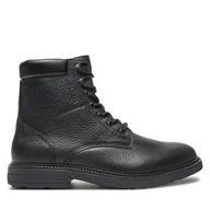 Buty zimowe męskie - Kozaki Tommy Hilfiger FM0FM05192 Czarny - miniaturka - grafika 1