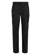 Odzież trekkingowa męska - Regatta Spodnie funkcyjne "Questra" w kolorze czarnym - miniaturka - grafika 1