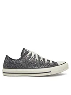 Trampki damskie - Converse Trampki Chuck Taylor All Star Glitter A11138C 001 Czarny - miniaturka - grafika 1