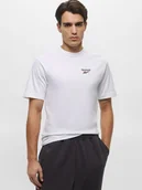 Koszulki męskie - Koszulka męska bawełniana Reebok Gs Hs Shaq Logo Tee 100218844 L Biała (1200161542510). T-shirty męskie - miniaturka - grafika 1