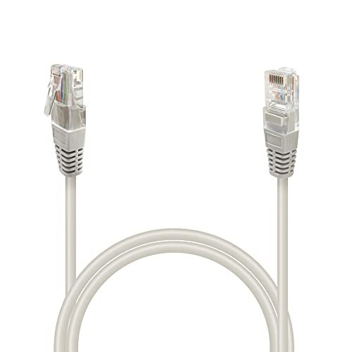 Waytex 31105 - kabel sieciowy (0,5 m, Cat6, U/UTP (UTP), RJ-45, RJ-45, szary)