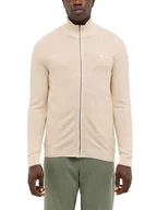 Swetry męskie - Mustang Kardigan w kolorze beżowym - miniaturka - grafika 1