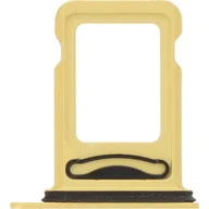 Części serwisowe do telefonów - Tacka, slot na kartę SIM do iPhone 14 Plus Dual SIM, żółta ORG - miniaturka - grafika 1