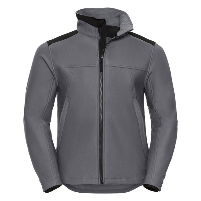 Kurtka męska Softshell bardzo wytrzymała Konwojowy Szary r. 2XL