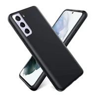 Etui i futerały do telefonów - Etui na telefon Samsung Galaxy S21 Plus silikonowo-żelowe etui ochronne na telefon komórkowy, czarne - miniaturka - grafika 1