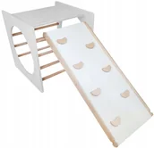 Place zabaw - Małpiszon, Domowy plac zabaw Box Plus biały - miniaturka - grafika 1