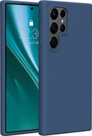 Etui i futerały do telefonów - Etteri silikonowe etui na telefon Samsung Galaxy S25 Ultra ciemnoniebieskie - miniaturka - grafika 1